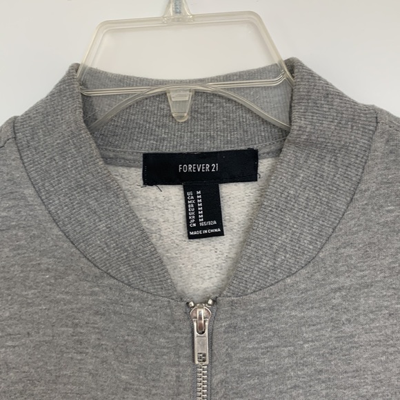 Forever 21 zip fleece jacket - Picture 2 of 3
